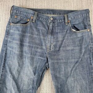 Levis 569 Jeans Mens 36x34 Blue Straight Leg Loose Fit Medium Wash Denim Pants